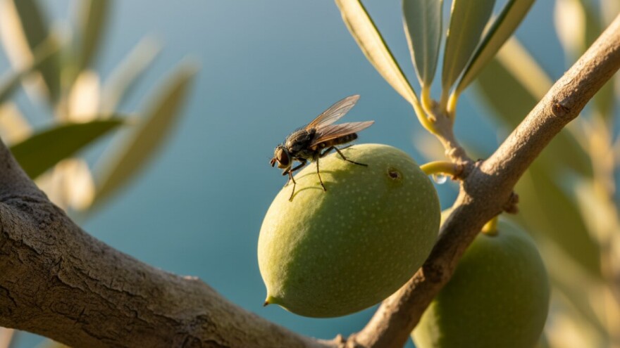 Maslinina muha napada dalmatinske maslinike