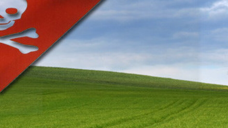 Siju žito na njivi pod minama!