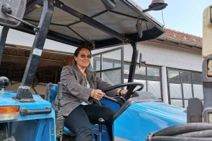 Mirjana Nikolić ore, tanjira, drljači - još samo da savlada kombajn