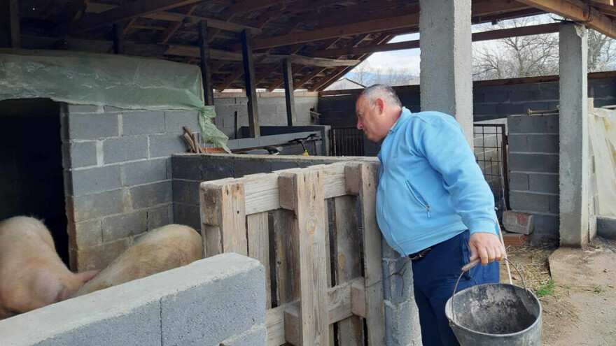 Profesor koji obrađuje zemlju, ima voćnjak, drži krmače, a stiže i da piše pesme