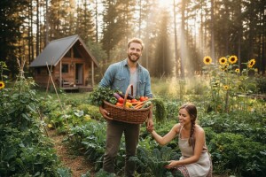 Mladi slovenski par živi u 17m² i sami si proizvode eko hranu