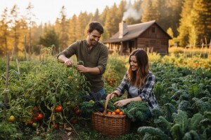 Mladi slovenski par živi u 17m² i sami si proizvode eko hranu