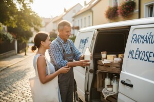 Mleko iz kombija osvojilo daleke kupce!