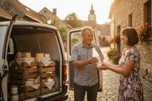 Mlijeko iz kombija osvojilo daleke kupce!