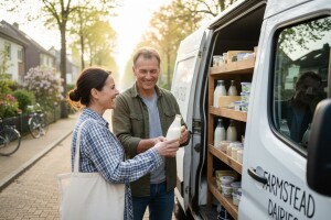 Mlijeko iz kombija osvojilo daleke kupce!