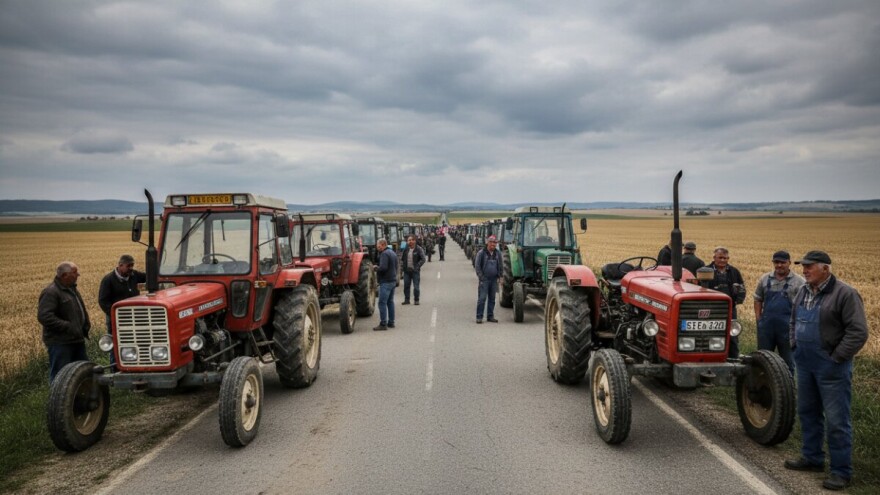 Mljekari blokirali Podravsku magistralu