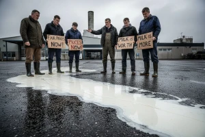 Mljekari prosvjeduju osmi dan