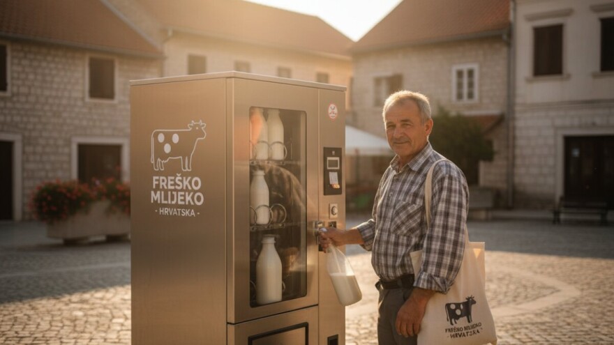 Mljekomat - automat budućnosti mljekarstva u Hrvatskoj?