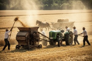 Moba požnjela žito i navršila usrid žege