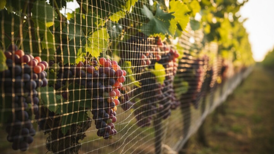 Mreža koja štiti lozu i s bočne stane