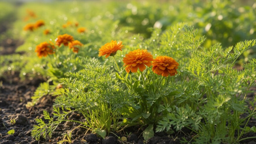 Mrkvu i neven sadite zajedno