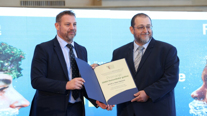 Prof.dr.sc. Bojan Stipešević dobitnik priznanja DANH Komunikator godine