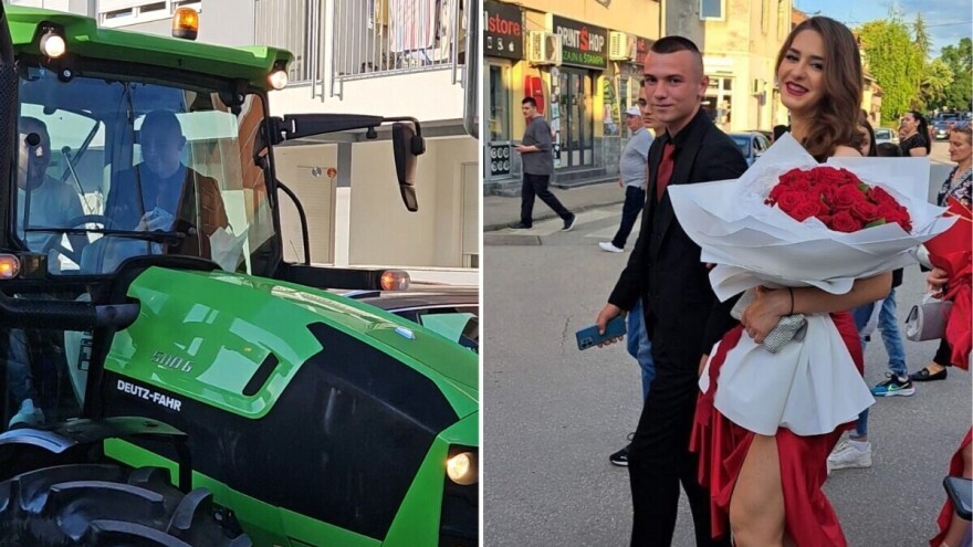 O maturantu iz Brčkog svi pričaju: Došao na maturu u traktoru od 100.000 maraka, na studije stiže u Novi Sad