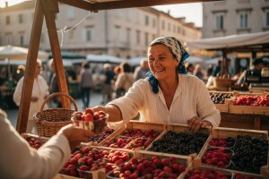 Na osječkoj tržnici dodijeljeni certifikati Proizvodi hrvatskog seljaka