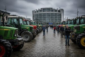 Na skupu proizvođača mlijeka u Bruxellesu oko 1.000 traktora i šlepera