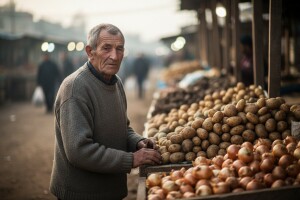 Na tržnice se ide po luk i krumpir