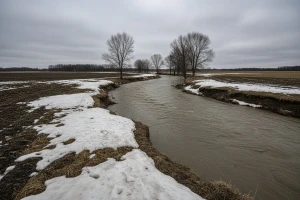 Naglo topljenje snijega moglo bi prouzrokovati poplave?