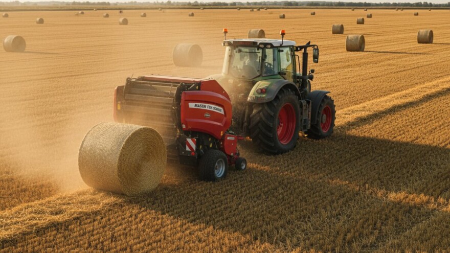 Najnovija tehnologija prese za bale Massey Fergusona!