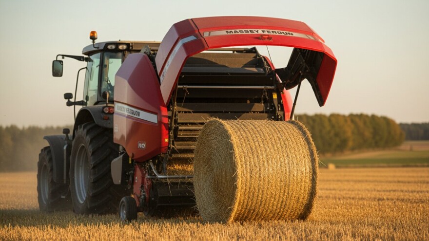 Najnovija tehnologija preše za bale Massey Fergusona!