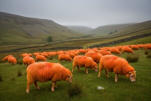 Narandžastom bojom štiti ovce od lopova!