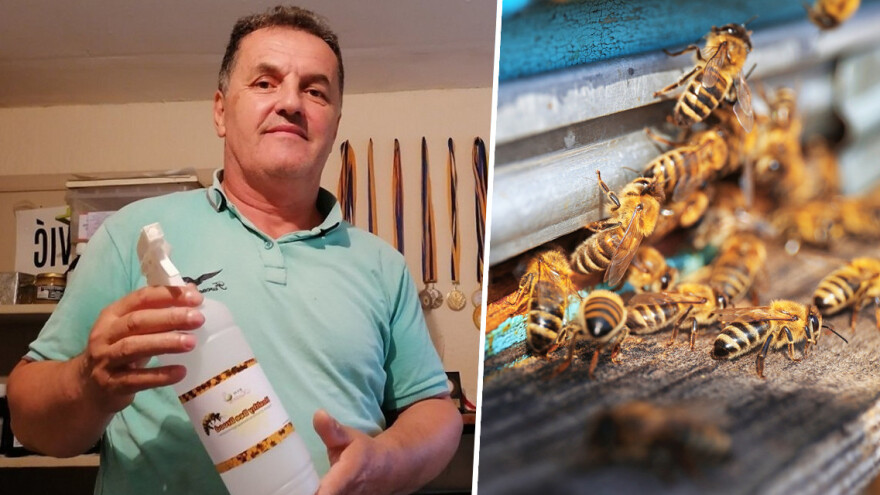 Pčelar Halil Kurtović ima još jednu inovaciju - preparat za suzbijanje krečnog legla