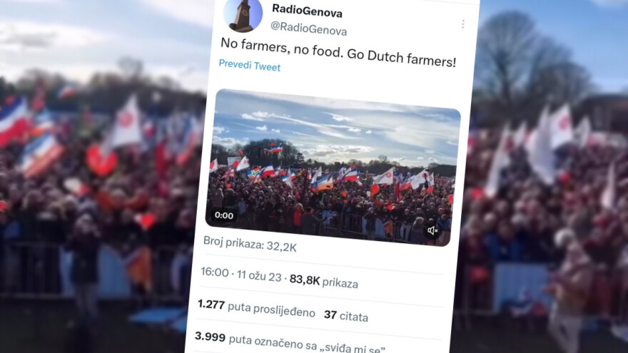 Najavili protest od 100.000 poljoprivrednika, došlo ih "samo" 25.000