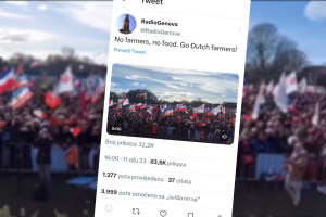Najavili prosvjed od 100.000 poljoprivrednika, došlo ih "samo" 25.000