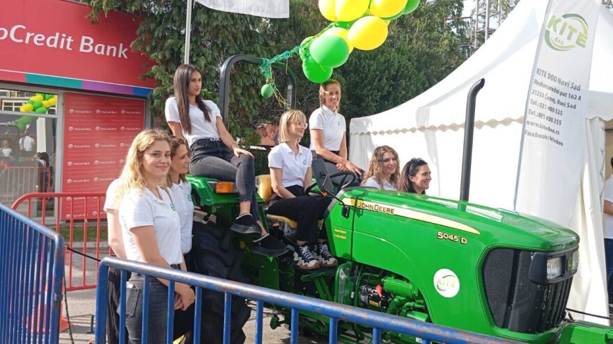 Novosađanin Vukašin Kurbalija imao najviše sreće na sajmu - dobio je traktor John Deere 5045D!