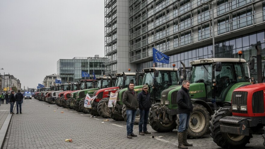 Nastavlja se prosvjed mljekara u Bruxellesu