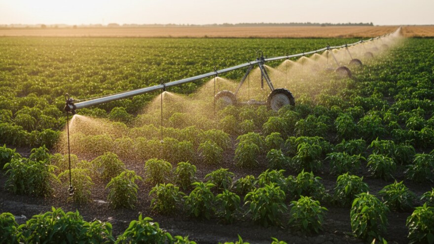 Navodnjavana polja su prava oaza