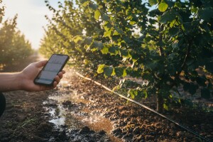 Navodnjavanje obavlja SMS-om 150km od parcele!