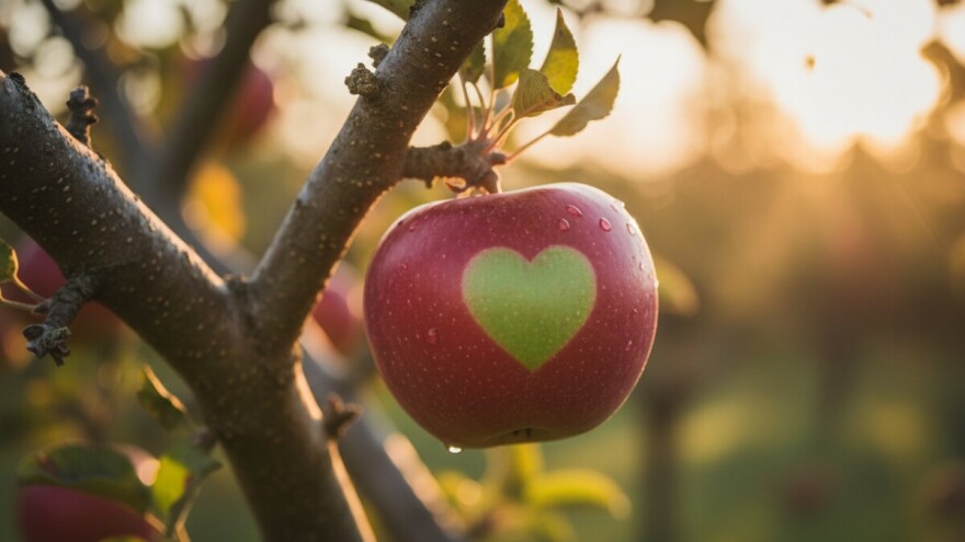 Neobične jabuke "oslikane" još na stablu