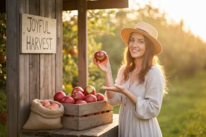 Neobične jabuke "oslikane" još na stablu
