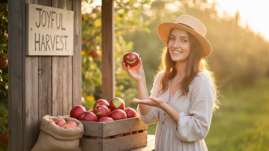 Neobične jabuke "oslikane" još na stablu
