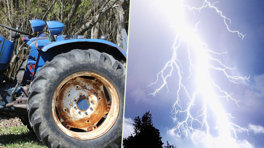 Lovac preminuo od udara groma dok se vozio na traktoru
