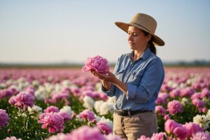 Nizozemski božuri na podravskim poljima