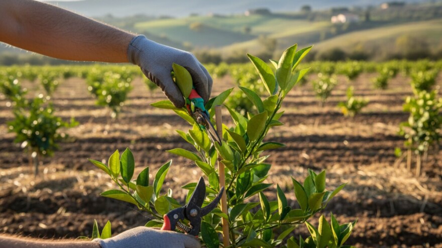 Njega mladog nasada mandarina