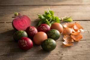 Obojite pisanice maštom i bojama iz vrta!