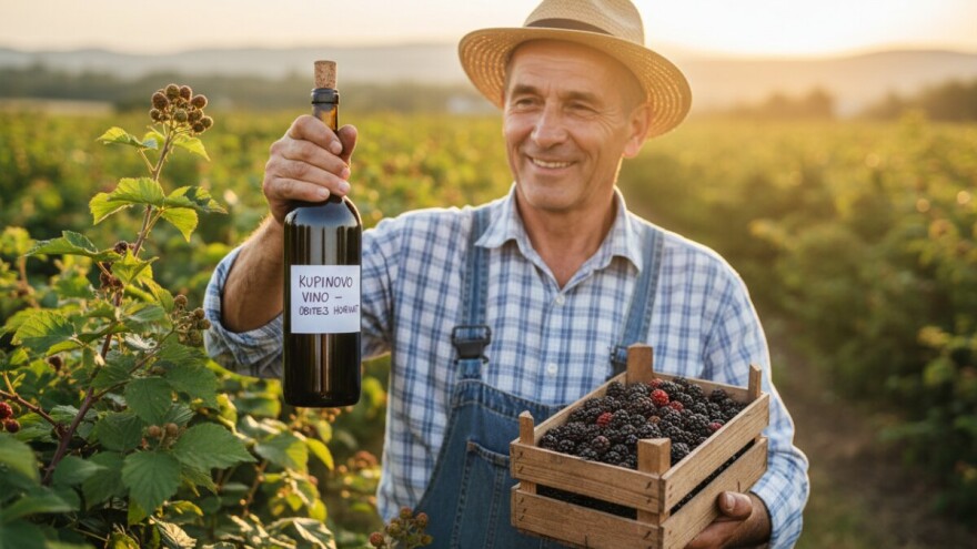 Od kupine najbolje ide vino!