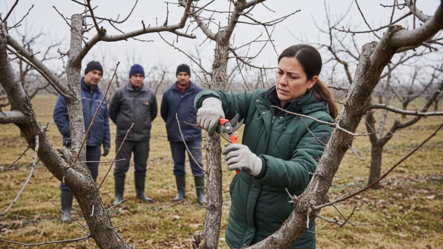 Održan prikaz rezidbe šljiva u Sibinju