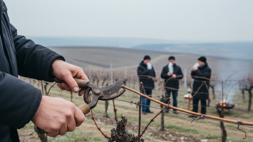 Orezani prvi trsi iločkih vinograda