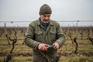 Orezivanje vinograda na jugu Srbije