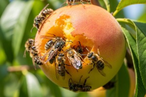 Ose i pčele u voćnjaku - opasnost za berače