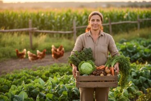 Ostala bez posla pa se posvetila poljoprivredi, uz koke Hrvatice danas ima povrtnice s eko certifikatom