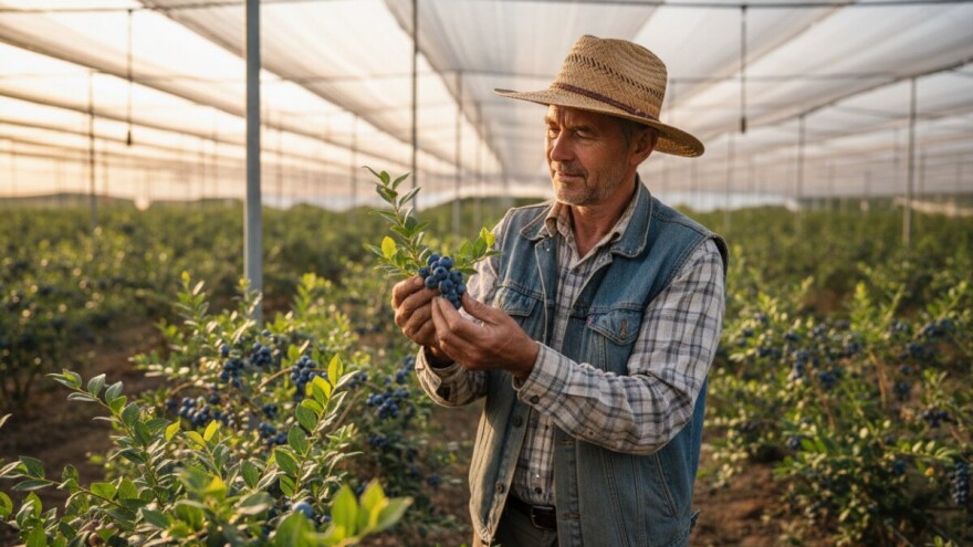 Ostvario san - zasadio plantažu borovnice