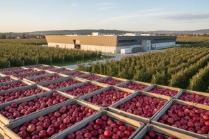 Otvoren objekt za preradu i skladištenje voća