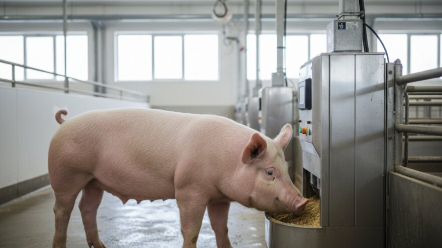 Otvoreno savremeno tovilište za svinje