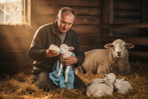 Ovca iz sela kod Obrenovca ojagnjila petorke