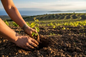 Pankretić s Katunarom sadio loze