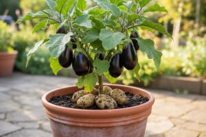 Patlidžan i krumpir u jednoj biljci - moguće!